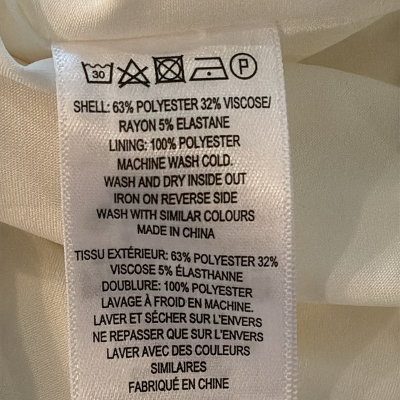 French Connection Whisper Puff Sleeve Dress– Summer White, Size 0 New - Picture 4 of 10